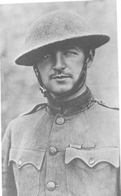 Sporting a mustache, Donovan was a hero in World War I, winning the Medal of Honor. -U.S. Army Military History Institute